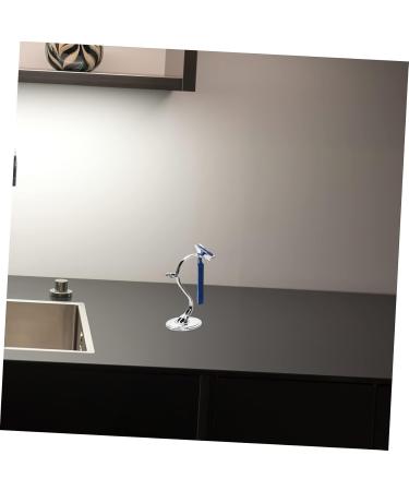Frcolor 4-Piece Shaver Holder & Brush Bracket Set - Zinc Alloy Razor Stand for Men | Manual Shaving Accessories & Organization - Buy Online on GoSupps.com