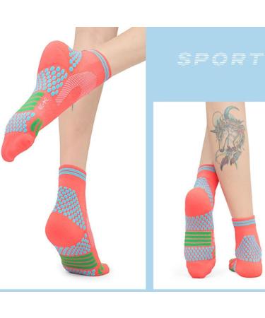 2023 Far Infrared Schorl Titanium Ion Heightening Socks - Medium Orange | Breathable & Comfortable | Non-Binding - Buy Online on GoSupps.com