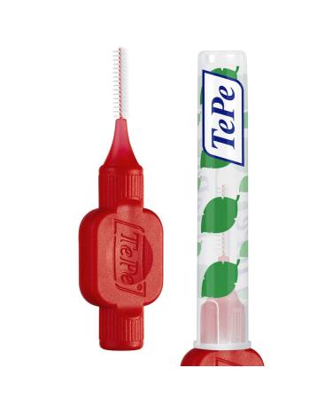 TEPE Interdental Brush Original  Dental Brushes Between Teeth 20 Pk Red
