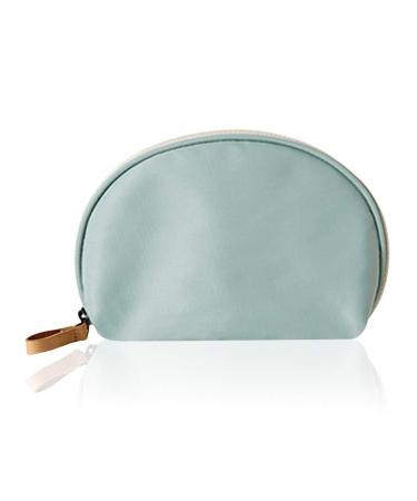 Mossio Half Moon Cosmetic Beauty Bag Travel Practical Organizer Bag Mint