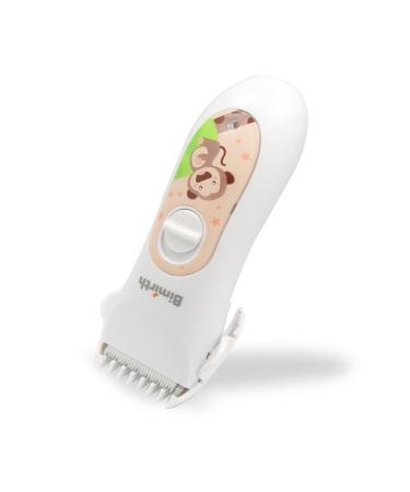 GZLMMY Hair Clipper for Children Kids Cordless Hair Trimmer Baby Barber Set  Waterproof Rechargable Quiet Haircutting Kit. CE  RoHs Certificate (White)