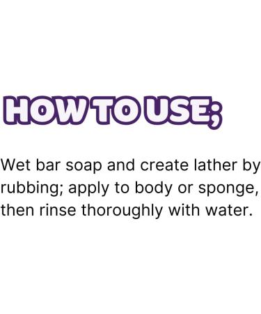 Hypoallergenic Organic Bar Soap for Sensitive Skin - Vegan Fragrance-Free with Pure Lavender Oil 3 Bars Natural Ingredients - Buy Online on GoSupps.com
