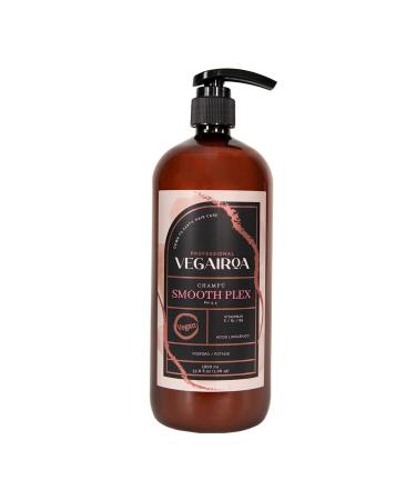 VEGAIROA Smooth Plex shampoo smoothing shampoo moisturizing and nourishing antifrizz vitamins and minerals perfect after straightening vegan professional hair treatment 1000ml