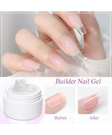 MIZHSE 15g Solid Builder Gel for Nail Extension - Clear Sculpture Hand Builder Gel for Modeling & Carving Nail Art - Buy Online on GoSupps.com
