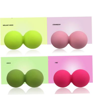 Gatuida 3ST White Peanut Massage Balls | Professional Weightlifting & Fitness Tools | Muscle Soreness Relief | Yoga Roll Equipment - Buy Online on GoSupps.com