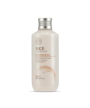 The Face Shop Rice Ceramide Moisturizing Toner | Essential Toner for Deep Hydration with Rice Extracts | Natural Moisturizer for Whitening
