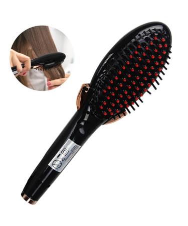 Buy Hair Straightener Brush - Anti-Scald Heating Comb with Adjustable Temperature for Perfectly Sleek Hair | International Shipping Available - Buy Online on GoSupps.com
