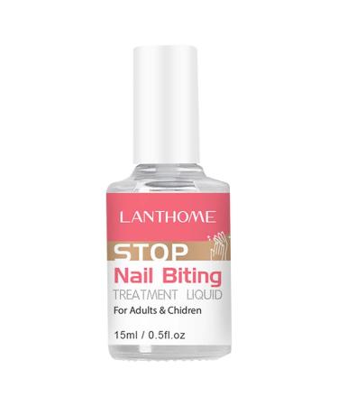 Tebinzi Anti-Nail Biting Liquid | 15ml Anti-Nail Care Liquid Effective Nail Polish - Stop Prevention Nail Polish Multi-purpose scientific nail polish for nail care Tebinzi