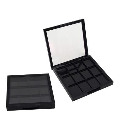 FRCOLOR 1pc 12 Empty Eyeshadow Palette Eye Shadow Case Cosmetic Pallet Empty Colorful Eye Shadow Pallet Eyeshadow Empty Case Compact Eyeshadow Case Make up Travel Packing Box Lip Color
