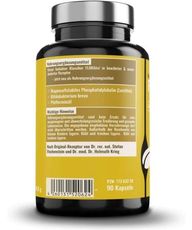 Dr. Fleckenstein FLORAbel Dietary Supplement | Enteric-Coated Lecithin Peppermint & Bifidobacteria - 90 Capsules for Optimal Gut Health - Buy Online on GoSupps.com