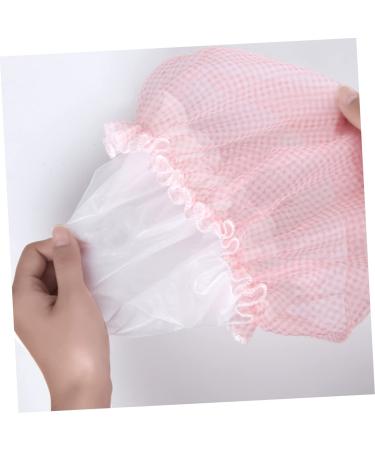 Alipis Hair Shower Cap Bath Visor 2pcs for Women and Kids - Lace Color Cover, Double Layered Bonnet for Bathing - Random Round Cap Design - Buy Online on GoSupps.com
