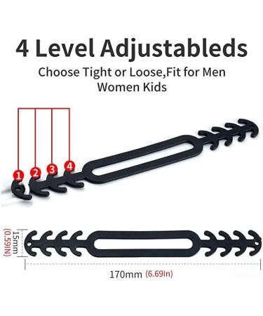 10/20 Silicone Face Ear Hooks - Adjustable Slip-Resistant Anti-Loss for Kids & Adults - Durable Black Buckle Strap - Premium Quality from China - Buy Online on GoSupps.com