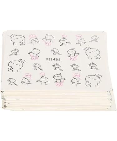 Nail DIY Decals 50 Sheets Mixed Flower Butterfly Cartoon Nail Art Water Transfer Sticker Nail Art Stickers Nail Accessory for Festival Decoration and Daily Nail Design(XF) - Buy Online on GoSupps.com