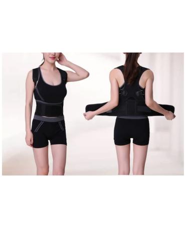 Posture Corrector Corset Belt Orthopedic Back Belt Lumbar Corset Posture Brace Black M code - Buy Online on GoSupps.com