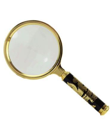 Magnifier Hand-held Magnifying Glass Reading Non-Slip Soft Handle for Reading Newspapers Insects Classroom Science