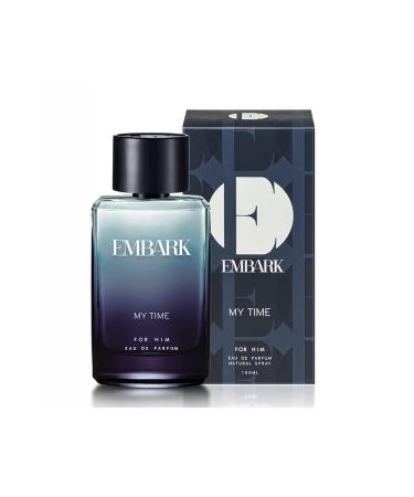EM'BARK My Time Perfume for Men | Premium Eau de Parfum | Ambery and Chypre Fragrance | 100ml (3.4 Fl Oz)