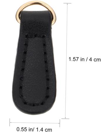 Sewacc 6-St Leather Zipper Head Replacement | Durable Zipper Pulls for Men's Wallets Travel Bags & Heavy Suitcases - Buy Online on GoSupps.com