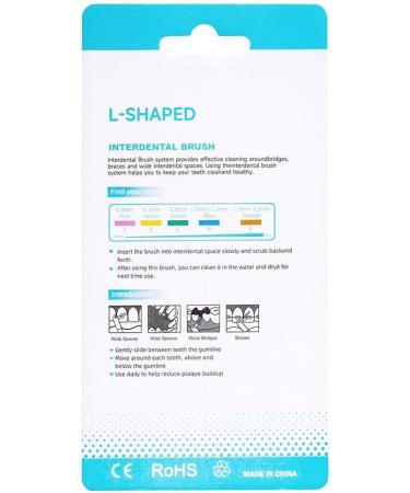 Buy Interdental Brushes (0.5mm - 1.2mm) | Multi-Size Long Handle Angled Neck - Easy Gap Cleaning | International Shipping Available - Buy Online on GoSupps.com