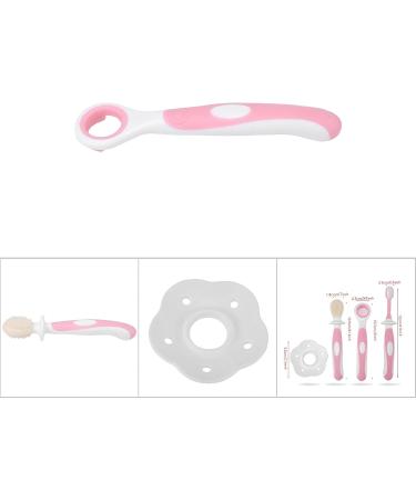 Shop Pink Teething Rings & Dental Care Set for Babies | Perfect for Newborn Tongue Cleaning - Buy Online on GoSupps.com