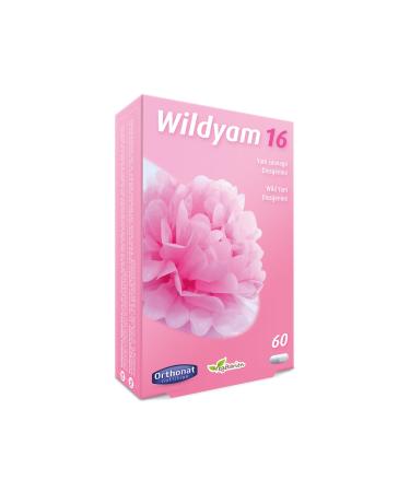 Orthonat - Wild Yam - Menopause Food Supplement, Hot Flashes, Hypersensitivity - 500 mg Dry Extract of Wild Yam Rhizome (including 80 mg Diosgenin) per Capsule, Vegan - 60 Capsules