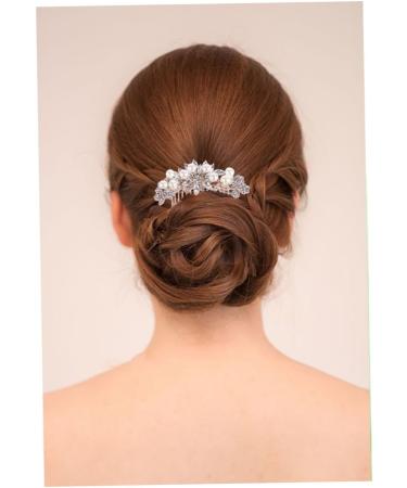 minkissy Bridal Hair Accessories Pretty Occasion Hair Accessories Hair Clips Women Wedding Rhinestone Hair Clip Rose Gold Hoop Hair Accessories Pearls European and American Bride Hair Dryer - Buy Online on GoSupps.com