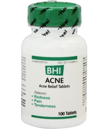 MediNatura Acne Relief - 100 Tablets for Clear Skin - Buy Online on GoSupps.com
