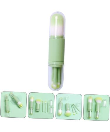 FRCOLOR 2 Sets telescopic makeup brush kabuki powder brush buffing brush multitools eyebrow ladies suits Portable Cosmetics Brush artificial fiber Foundation Brush travel double head - Buy Online on GoSupps.com