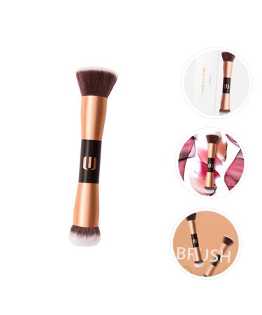 Shop Housoutil Double-Ended Makeup Brush - Flat Top Foundation & Contour Brush for Mineral Makeup | Premium Quality Cosmetics Tool - Buy Online on GoSupps.com