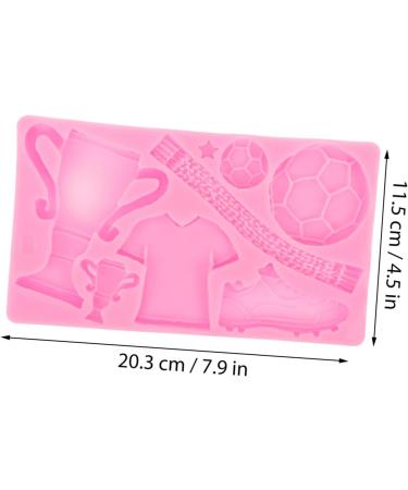 Toddmomy Sports Ball Jelly Trophy Mold Silicone Adorable Cookie Mold Silica Gel Pink Paper Cup Sport Balls aldult Soccer Shoes epoxy Resin Cookie Making molds Trophy Tool - Buy Online on GoSupps.com