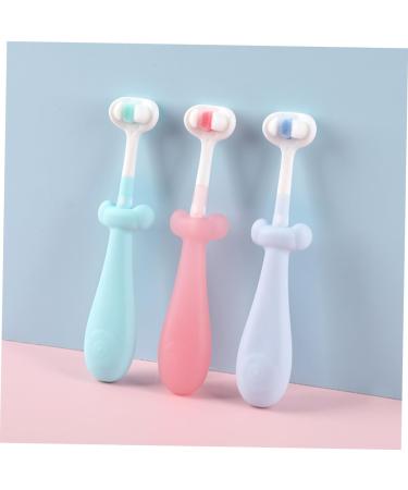 Healvian Kids Toothbrush Set - 3 Soft Decorative Baby Toothbrushes for Children & Toddlers - Buy Online on GoSupps.com