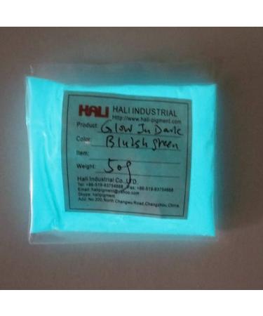 Luminous Powder photoluminescent Powder Glow in Dark Pigment Color:Bluish Green lot 50gram Item:HLD-580 ing widely Used - (Color: HLD-20) - Buy Online on GoSupps.com