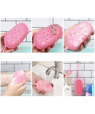 Bath Sponges for Adults Bath Sponge Mesh Pouf Bath Sponge Foam Loofah Sponge (Size : Pink) - Buy Online on GoSupps.com
