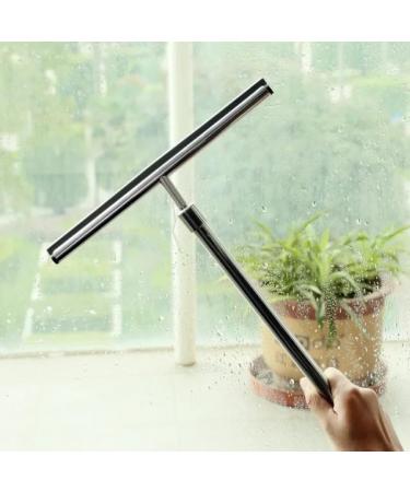 Wiper Glass Scraper Bathroom Household Glass Magnetic Window Cleaners Telescopic Rod Lengthened 60cm Cleaning Brush Tools - Buy Online on GoSupps.com