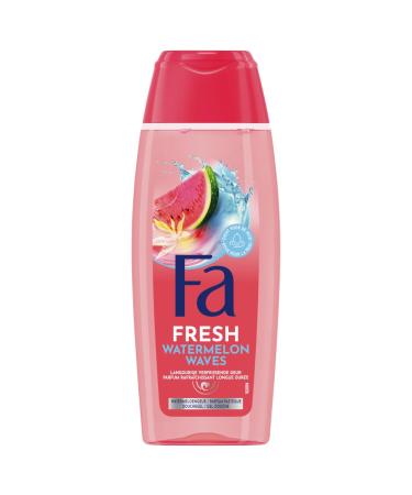 Fa - Fresh - Gel Douche Corps - Doux pour la peau - Watermelon Waves - Parfum rafraichissant longue dur e - Parfum past que Ylang-ylang et grenade - Bouteille de 250 ml 250 ml (Lot de 1)