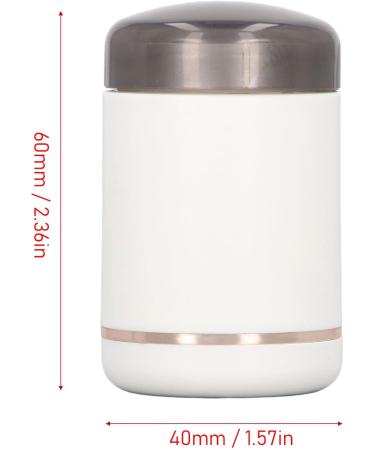 Electric Beard Trimmer Mini Beard Trimmer USB Charging ABS Aluminum Alloy Portable 3W LED Indicator for Home (White) - Buy Online on GoSupps.com