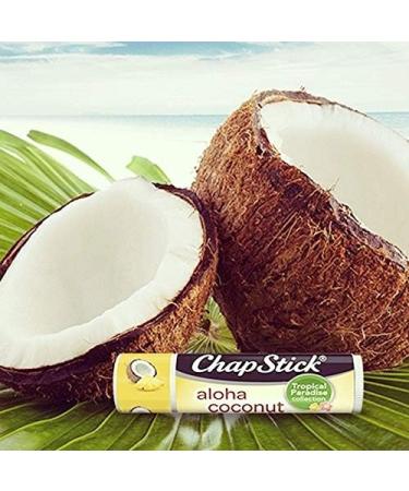 Chapstick Tropical Paradise Collection Aloha Coconut Lip Balm - 12 Pack, 0.15oz Tubes for Hydrated Lips - Buy Online on GoSupps.com