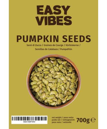 Easy Vibes - Natural Peeled Squash Seeds (700g) | Salt Free - Buy Online on GoSupps.com