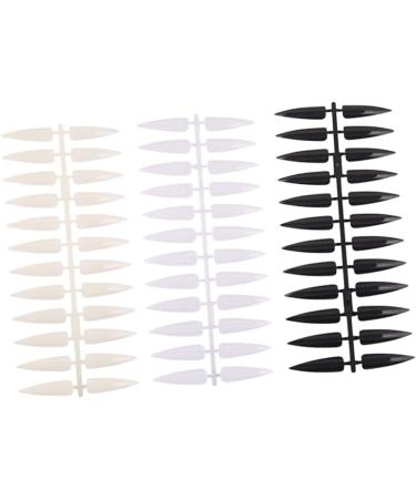 minkissy 1 Set 20 Nail Display Stand Nail Art Kit Nail Art Display Rack Nail Color Stand Nail Piece Suite Manicure Tools Display Board 4.5x1.3cm Transparent - Buy Online on GoSupps.com