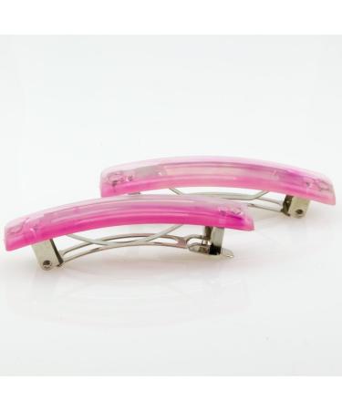 Buy 2pcs Pink Rectangular Patent Clasp 52x12 - Made in Germany | WeLoveBeads - International Shipping Available - Buy Online on GoSupps.com