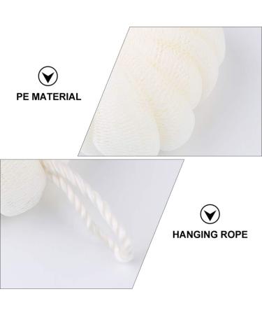 Healifty 2pcs Large Bath Ball - Adhesive Wall Hangers Tub Cleaner Shower Sponge Body Scrubber & Loofah | Premium Bath Sponges for Adults & Babies - Buy Online on GoSupps.com