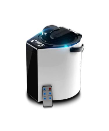 High Power Sauna Steamer Sauna nerator Power Steamer Pot 3L 1000W Home SPA Therapy for Heating Quick Distillation for steam Sauna hot Yoga (Color : White Size : One Size) One Size White