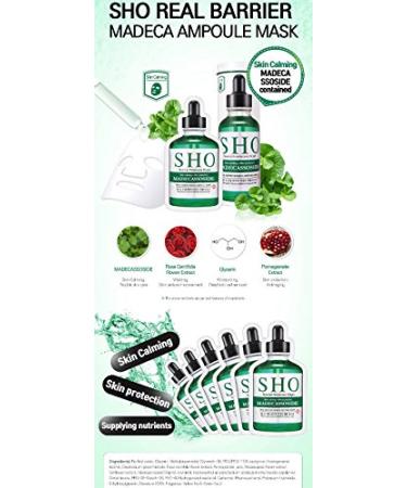 Madeca Face Mask - 6 Count | Vitamins A C E for Skin Healing & Collagen Boost - Powerful Antioxidant Protection - Buy Online on GoSupps.com