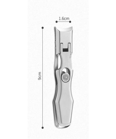 Luxgrip Nail Clippers - Ultra Sharp German Toenail Clipper for Thick Nails | Anti-Splash Design (Black) - Buy Online on GoSupps.com