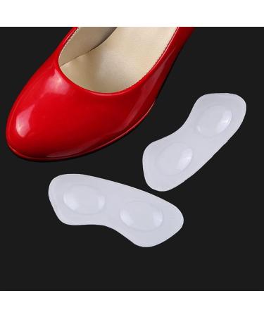 Buy Heel Cushion Pads GEL Inserts for Men - Thick Anti-Wear Foot Comfort for Plantar Fasciitis & Cracked Heels | Medium Size Clear - International Shipping Available - Buy Online on GoSupps.com