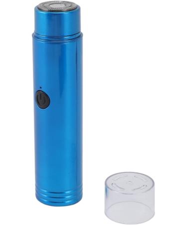 Mini Electric Beard Clipper - Rechargeable Grooming Trimmer with Extra Head - Blue - Buy Online on GoSupps.com