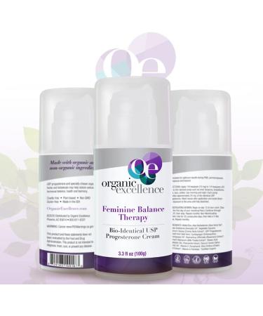 Feminine Balance Therapy - Bio-Identical Progesterone Cream (3 oz) - Support Hormonal Health - Buy Online on GoSupps.com