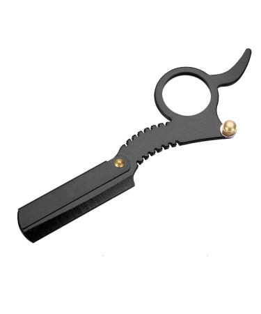 Classic Retro Sonew Razor for Men - Wooden Handle Beard Styling Set | Multifunctional Black Razor - Buy Online on GoSupps.com