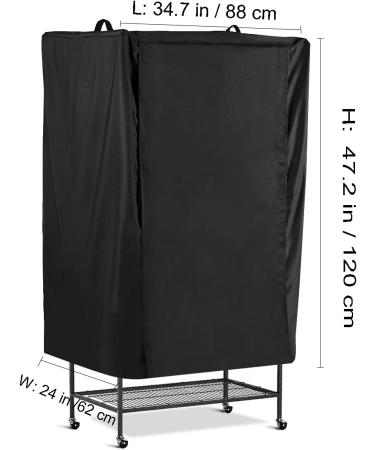 POPETPOP Universal Bird Parrot Cage Cover - Washable Black Good Night Birdcage Cover - Buy Online on GoSupps.com