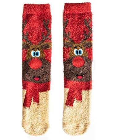 Martins Chocolatier Marzipan Fruit & Reindeer Socks | Secret Santa Gift | Handmade Fruit Shaped Candies - Buy Online on GoSupps.com