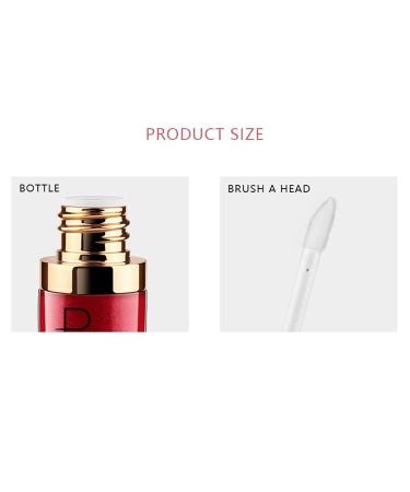 Metallic Sparkly Lip Gloss - Diamonds Pearl Shimmer Waterproof Non-Stick Cup 1ml | Luminous Glitter Lip Color - Buy Online on GoSupps.com